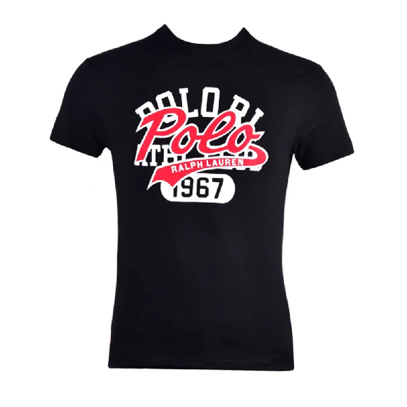 ---RL MEN S/S R.NECK SHIRT 152007 BLK S (IR.S)