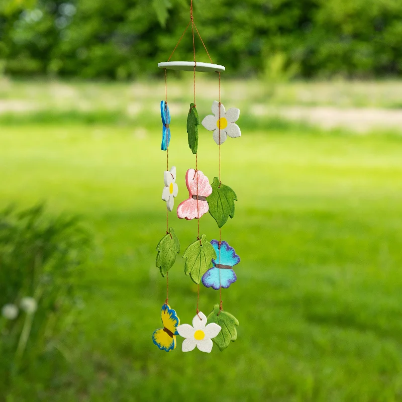 - Dog heart rate monitoring collarFlying Butterflies Ceramic Wind Chime