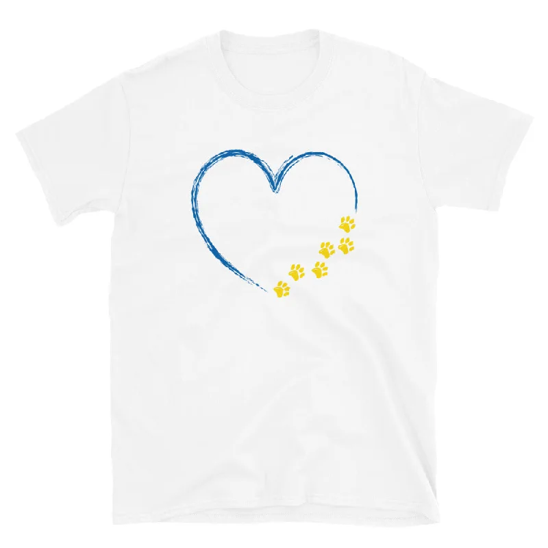 -Splash-proof food bowl AND Anti-choking slow food bowlUkrainian Paws for Love T-Shirt -Splash-proof food bowl AND Anti-choking slow food bowlUkrainian Paws for Love T-Shirt