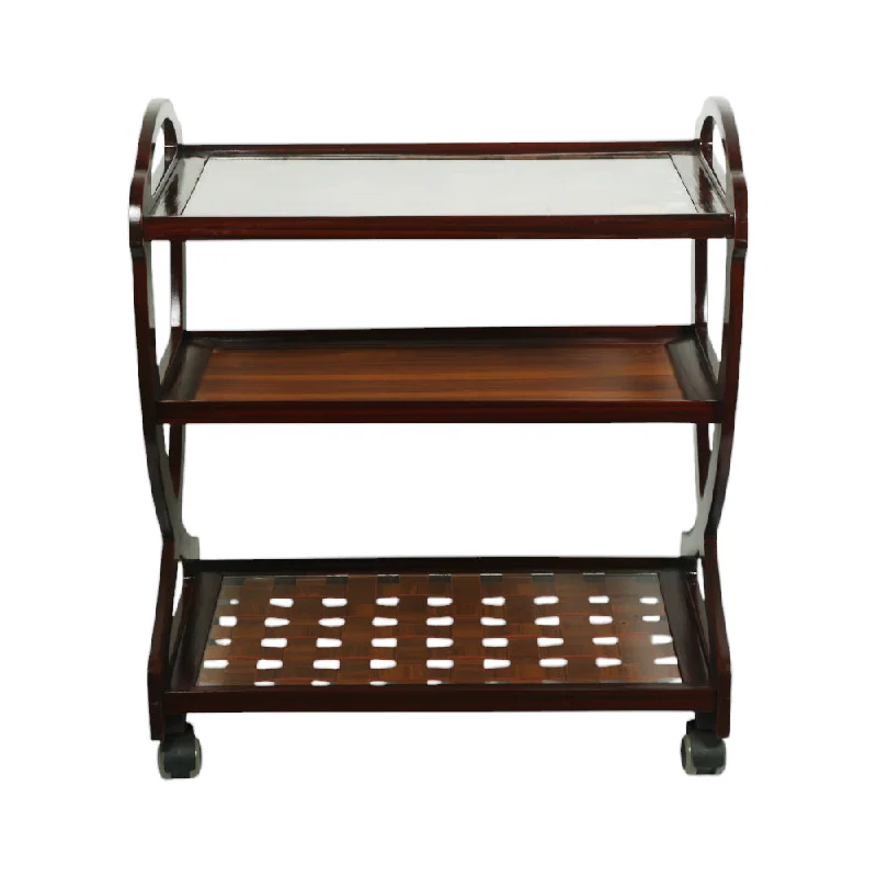 - Foldable and portable cat bagTEA TROLLEY MED TRAY L-BROWN