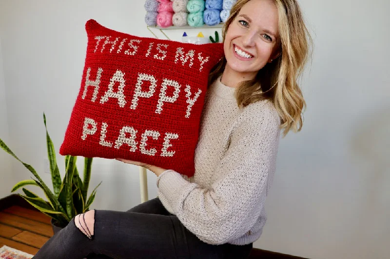 - Dog disposable foam shower gelHappy Place Pillow (Crochet)