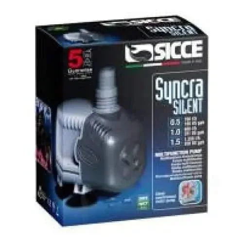- Foldable and portable cat bagSicce SYNCRA SILENT 1.5 Pump - 357 GPH 1ea