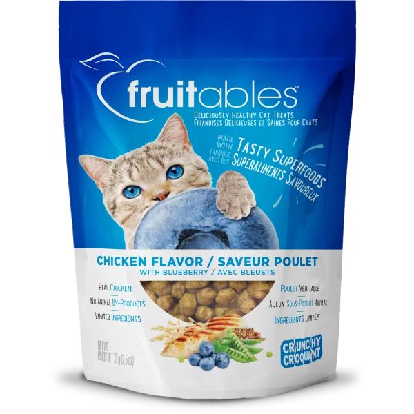    - Weight management cat food  Fruitables Cat Chicken & Blueberry Cat Treats