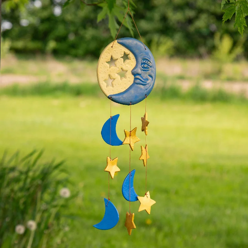 - Pet monitor with cameraMoonlight & Stars Ceramic Wind Chime
