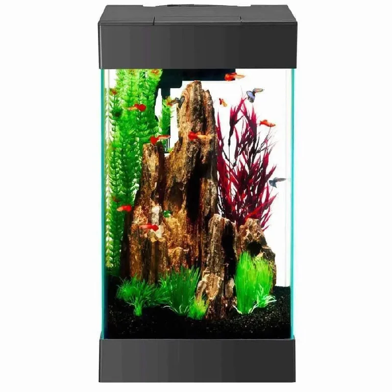 - Remote interactive pet feederAqueon 15 Column LED Aquarium Starter Kit with Lighting, - Remote interactive pet feederAqueon 15 Column LED Aquarium Starter Kit with Lighting,