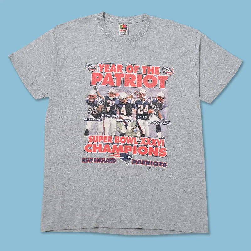 - Natural latex pet mattressVintage 2002 Patriots T-Shirt XLarge