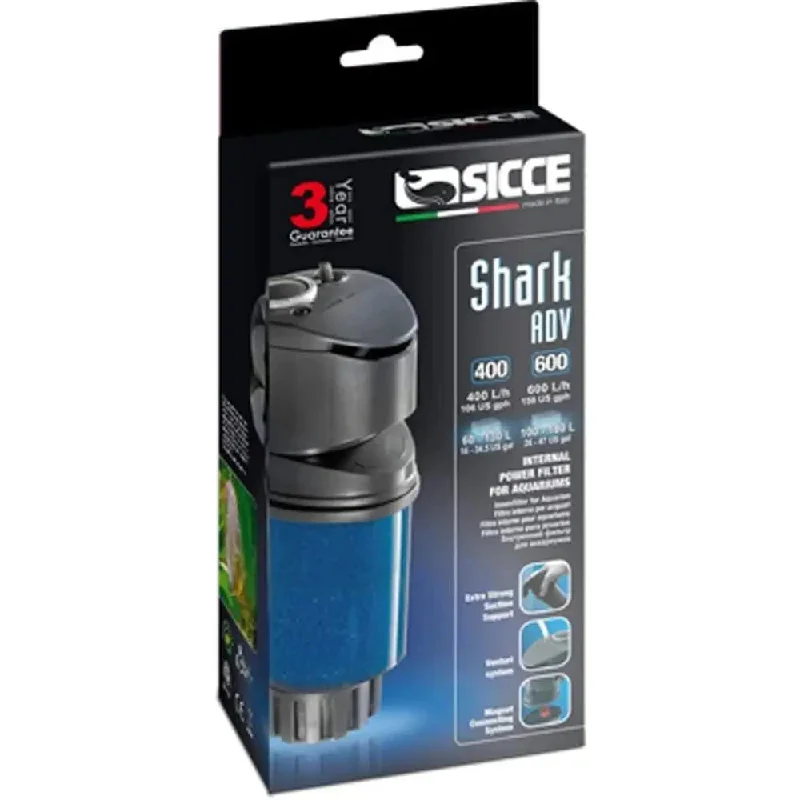 - Pet smart GPS locatorSicce SHARK ADV 600 Internal Filter - 158 GPH 1ea