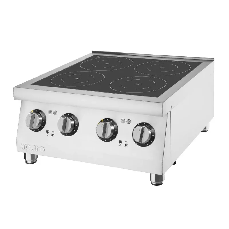  -Non-contact cat thermometerApuro 4 Zone Induction Hob 2 x 3kW