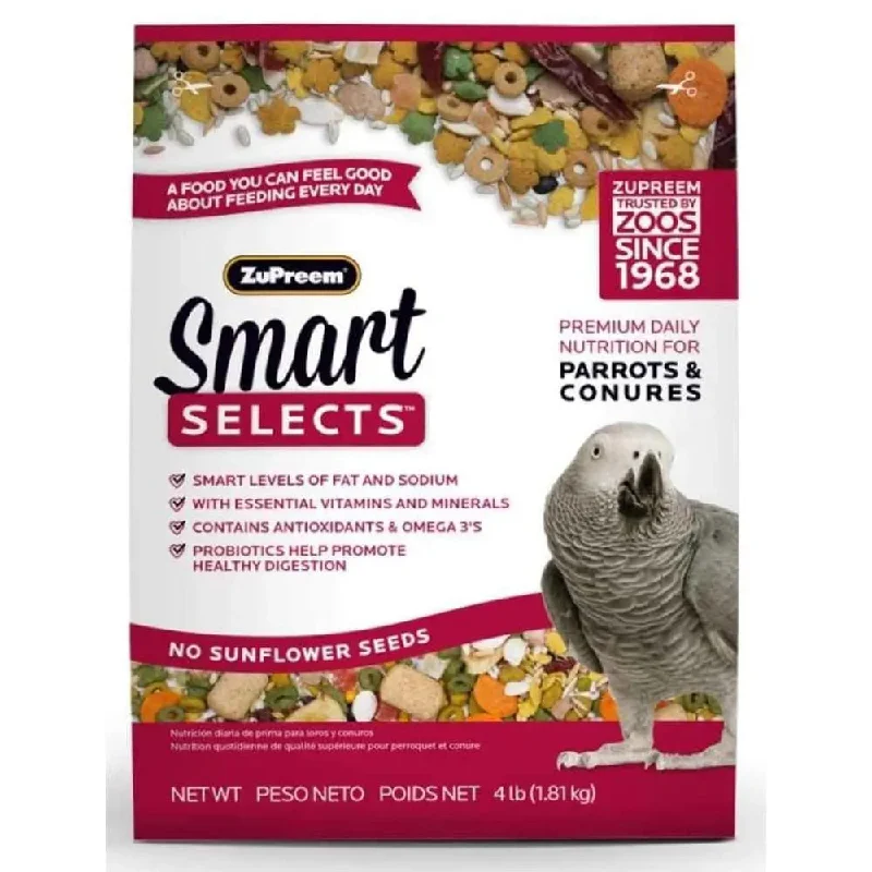 - Automatic induction pet water dispenserZuPreem Smart Selects Bird Food for Parrots & Conures 4 lb - Automatic induction pet water dispenserZuPreem Smart Selects Bird Food for Parrots & Conures 4 lb