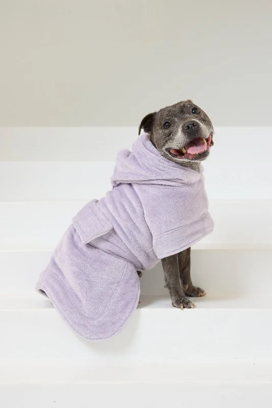 Snuggle Buddy Dog Robe | Lilac