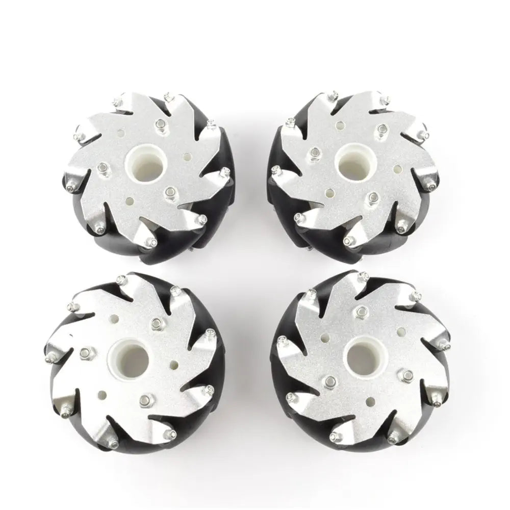 - Cat stress soothing spray100mm Aluminum Mecanum Wheel Set (2x Left, 2x Right)