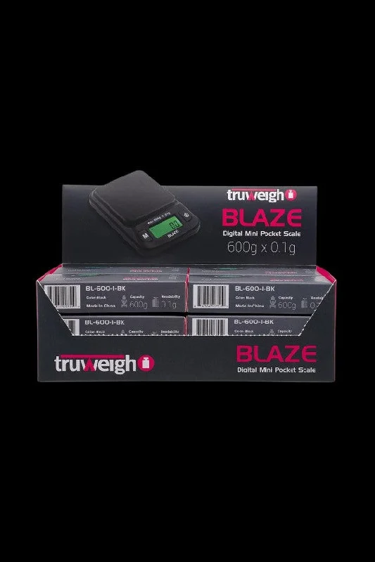 - Dog heart rate monitoring collarTruweigh Blaze Scale - 600g x 0.1g - Black - 12 Pack